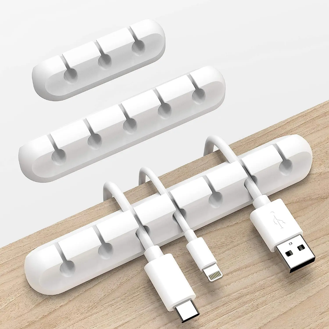 support câble en Silicone (Paquet de 3 pièces)