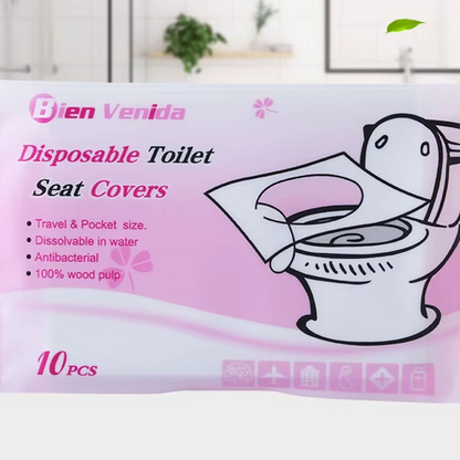 couvre-siège de toilette jetables contre les infections