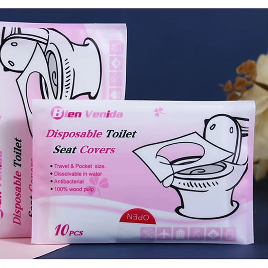 couvre-siège de toilette jetables contre les infections