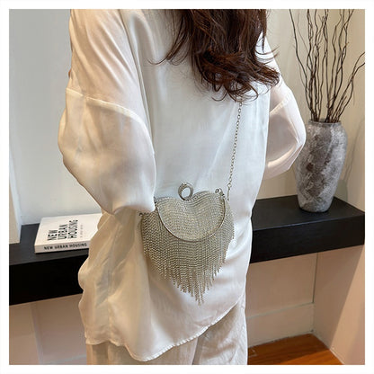 Sacs à main Bling Cristal en forme de cœur